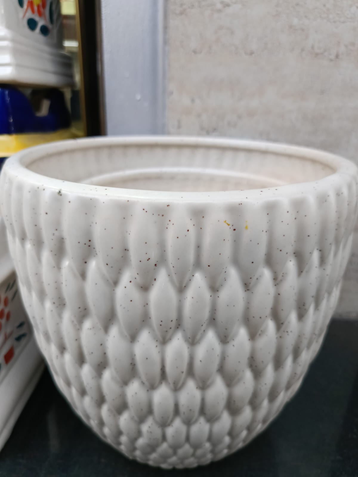 Almond Textured Pot Set of 3