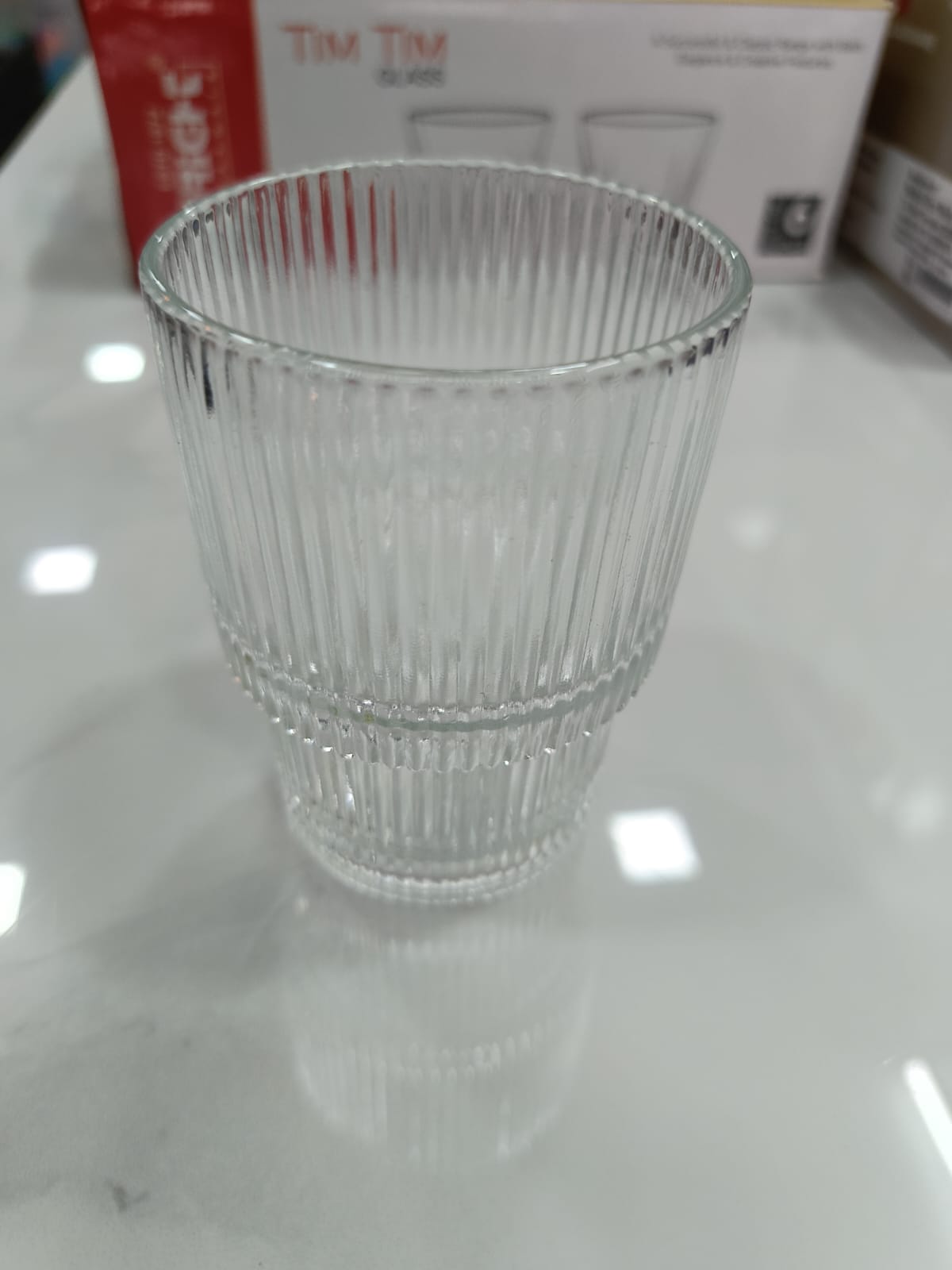 Simple Small Water or Lemon Drink Glass