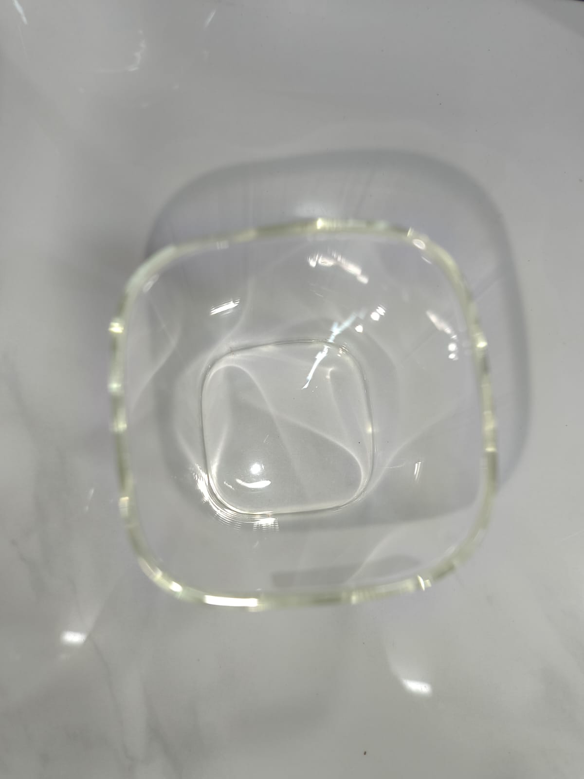 Square Borosilicate Water Glass